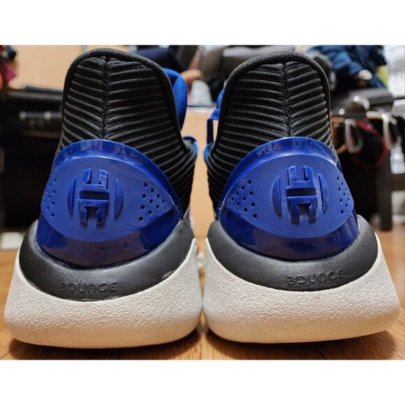 Adidas Men\'s Sz 13.5 Harden Stepback Blue Goat Basketball Shoes Sneakers EG2769